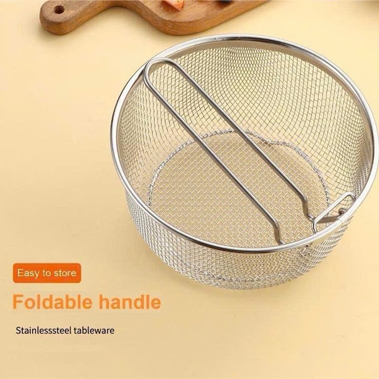 Rổ chiên inox 18/10 Chockmen 16cm - C440