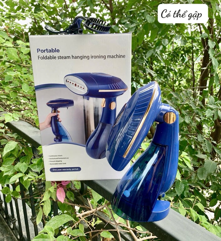 Bàn là hơi nước cầm tay gập gọn nội địa Trung