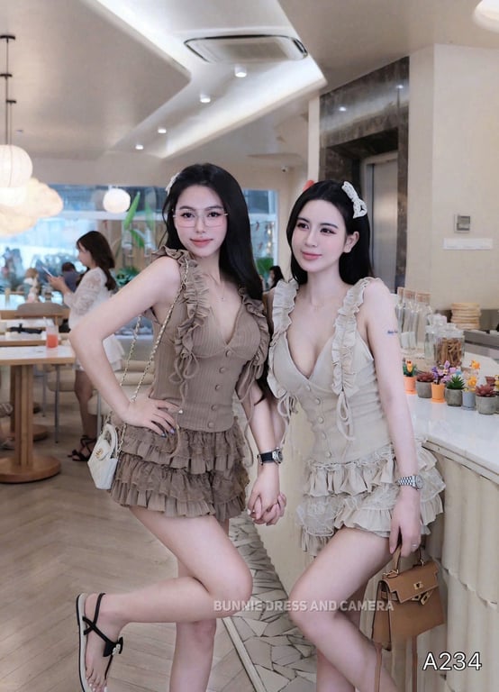 A234- set len tăm xếp tầng
