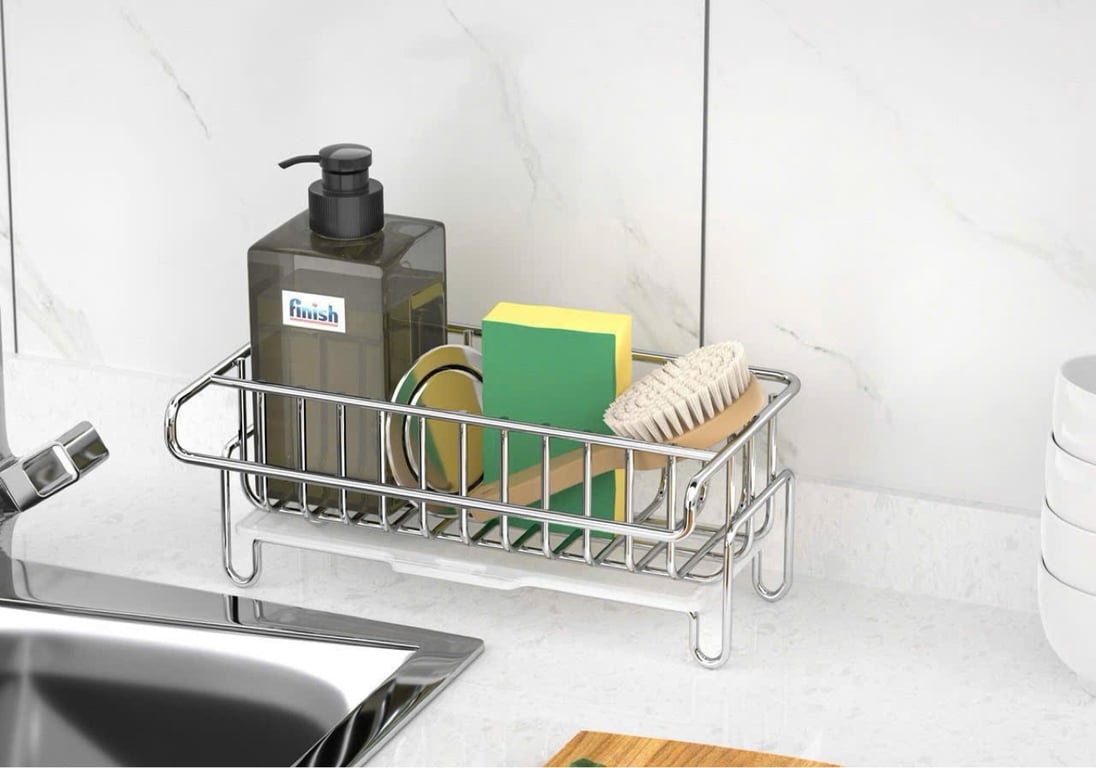 GIÁ ĐỂ GIẺ RỬA CHÉN DOZZI DZM111 TẶNG KÈM TẤM DÁN