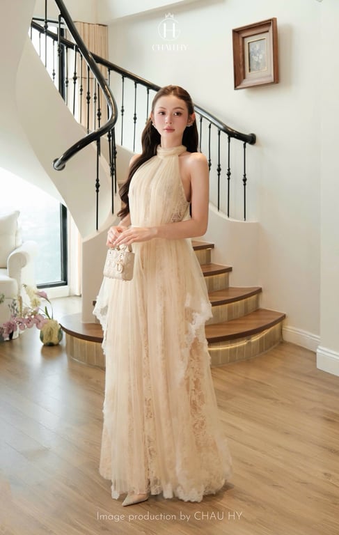 Đầm Lace Ricii brand Châu Hy