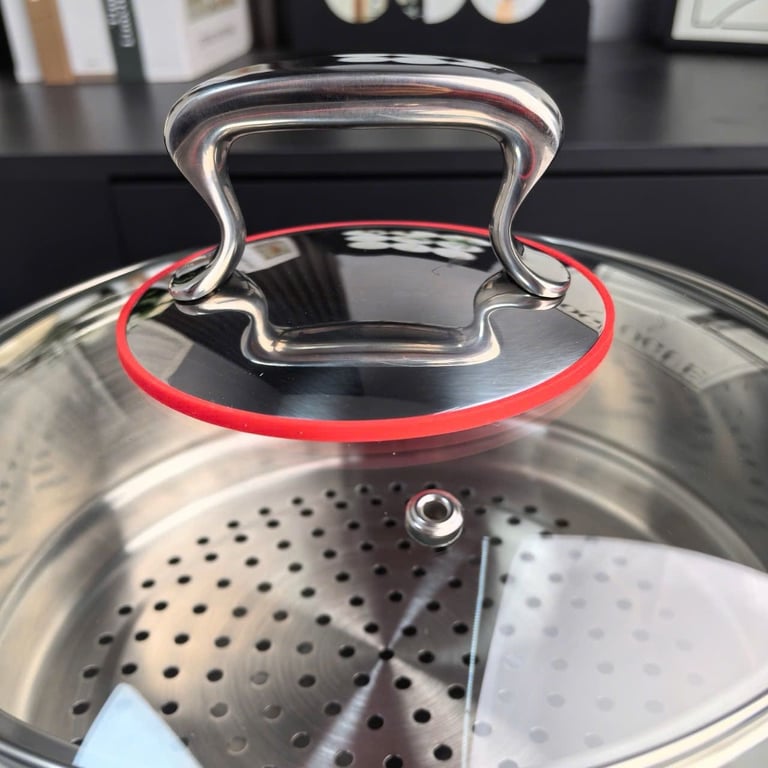 Bộ nồi kèm xửng hấp mẫu mới 2 tầng Chockmen - 22cm - CKM889