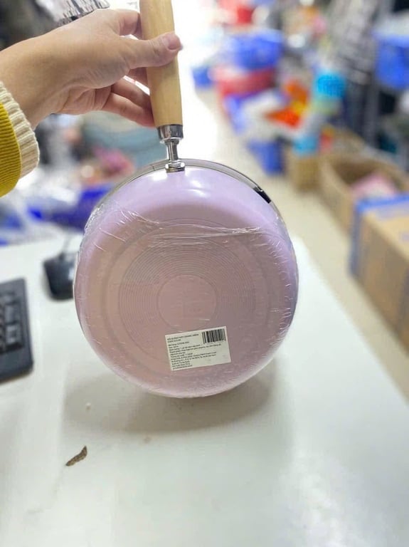 Quánh đúc tay gỗ 20cm Green cook - hkm Nutifood