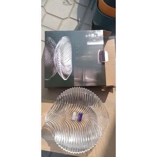 Set 3 ĐĨA THUỶ TINH HÌNH LÁ