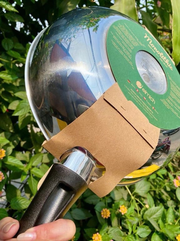 CHẢO XÀO INOX ELMICH TRIMAX ĐÁY LIỀN CÁN NHỰA SÂU LÒNG