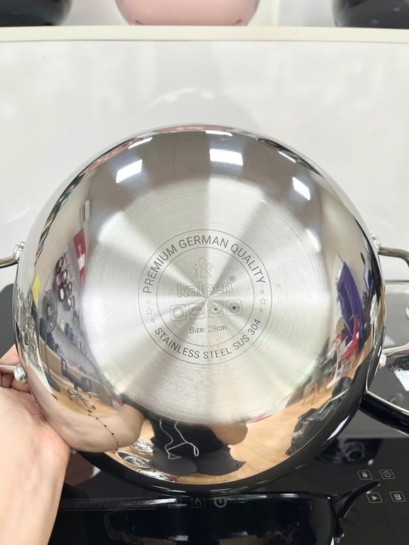 CHẢO XÀO INOX 5 LỚP KALPEN LAGER LX28