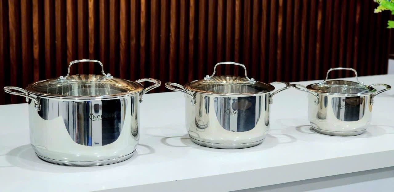 Bộ nồi inox 5 đáy Kingcook