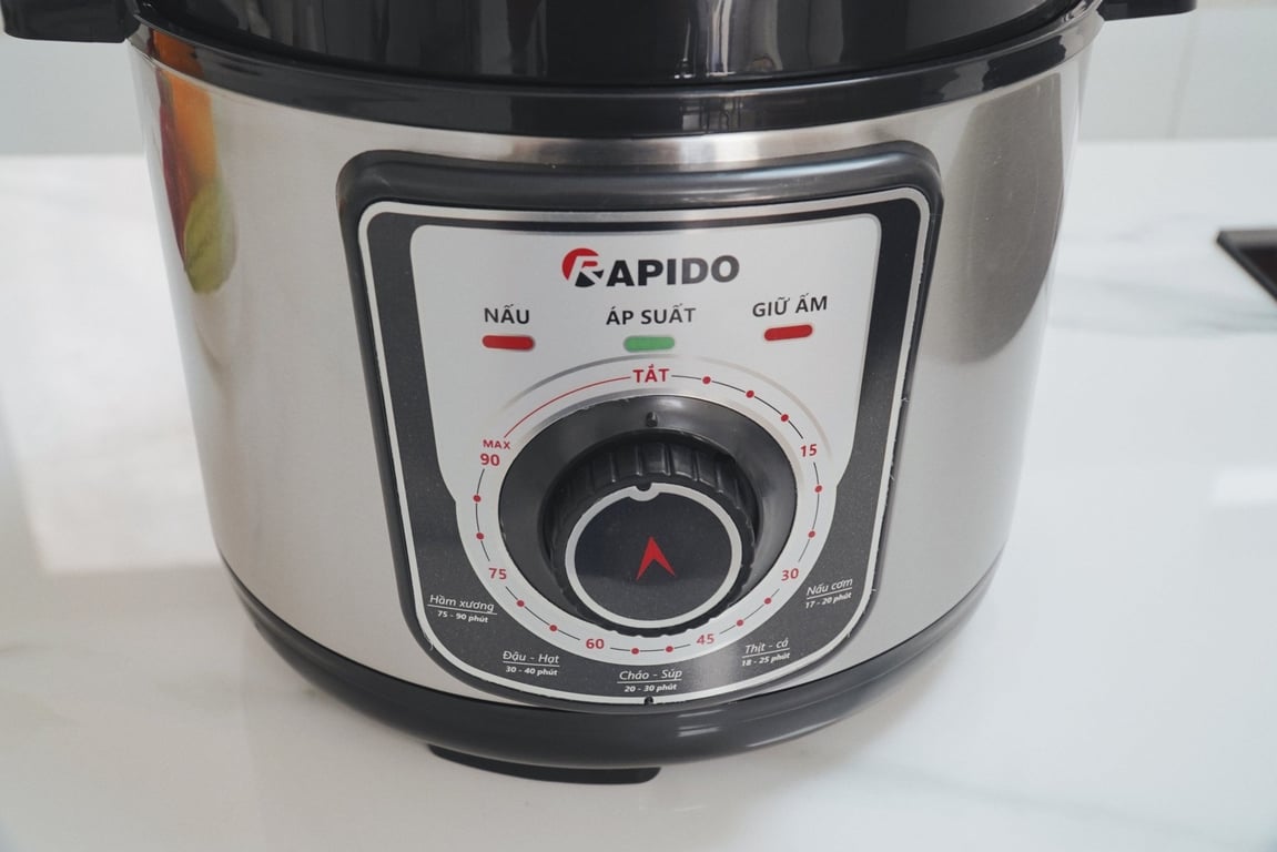 💥💥💥 NỒI ÁP SUẤT ĐIỆN ĐA NĂNG RAPIDO BẢN CƠ (NỒI ÁP SUẤT CƠ RAPIDO).