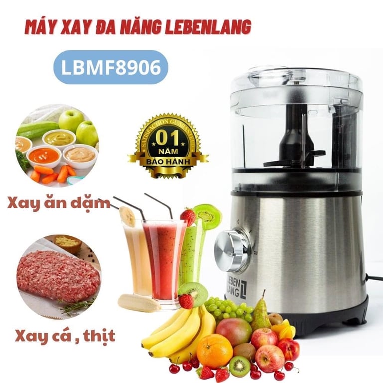 MÁY XAY THỰC PHẨM ĐA NĂNG LEBENLANG LBMF8906