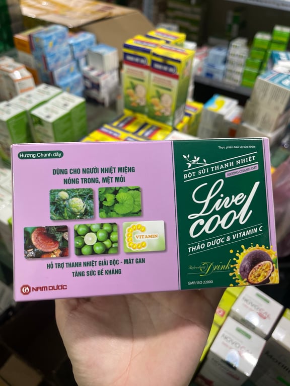 Livecool  hương chanh dây h/10 gói