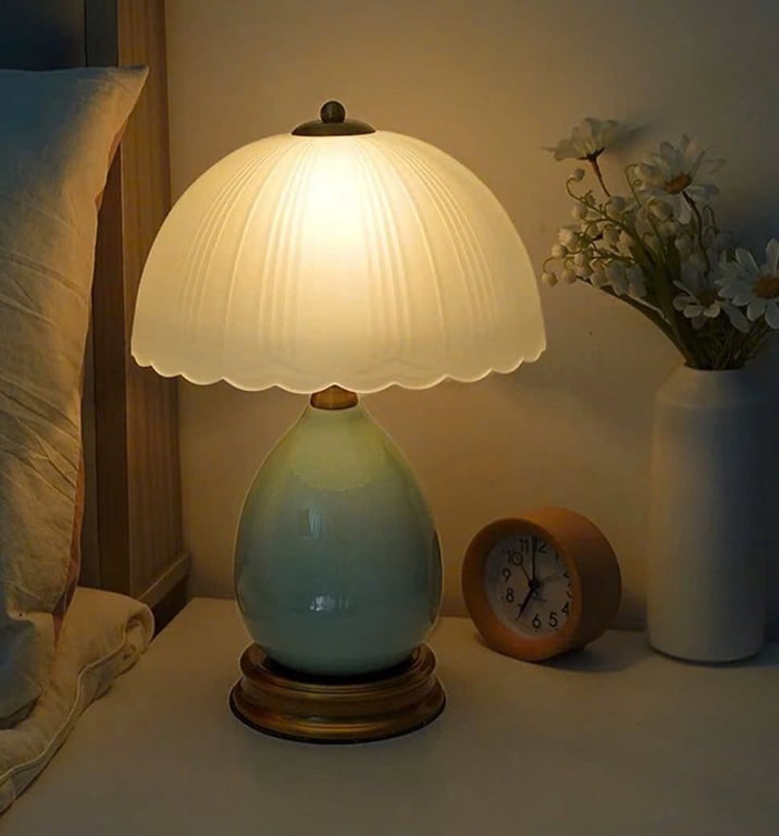 ĐÈN NGỦ ĐỂ BÀN GỐM SỨ SANG TRỌNG