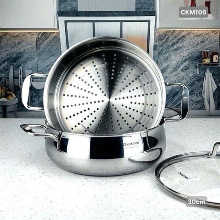 CKM106 - Nồi xửng hấp 2 tầng Chockmen, size 30cm