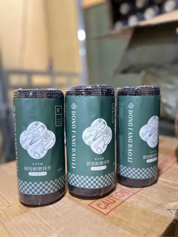 Set 3  Cuộn giấy lau nhà bếp than tre