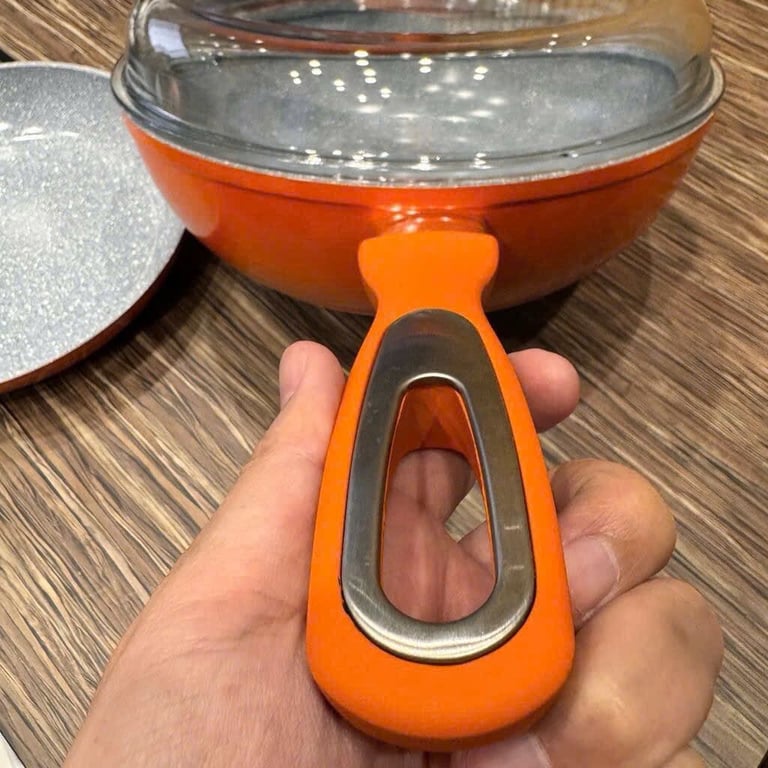 Bộ nồi chảo màu cam DTJ-PATZ001-B