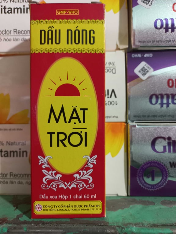 Dầu nóng mặt trời OPC  c/60ml