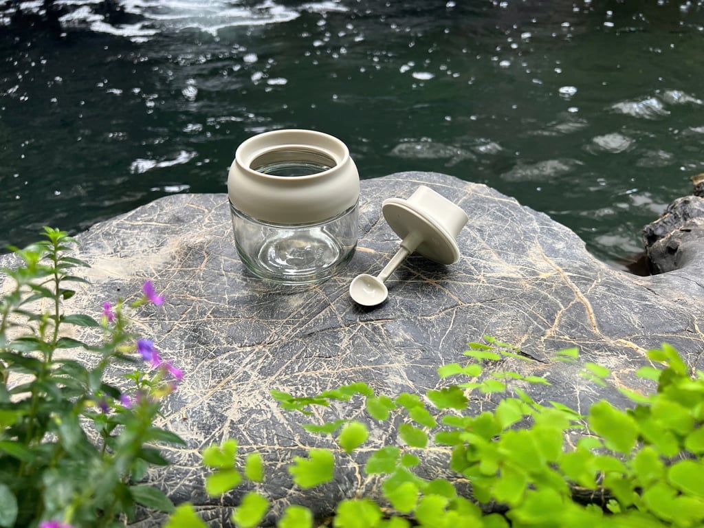 Bộ Hũ Đựng Gia Vị, Chai Đựng Dầu Ăn Kèm Kệ Cao Cấp