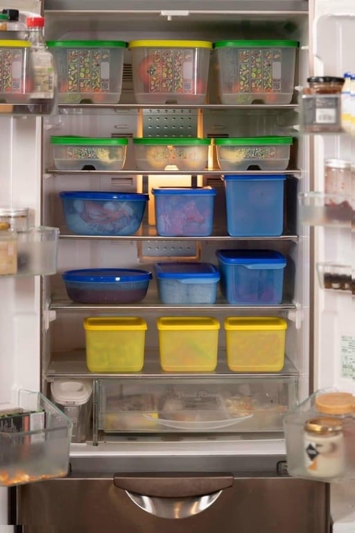 Bộ 8 hộp trữ mát tupper ware