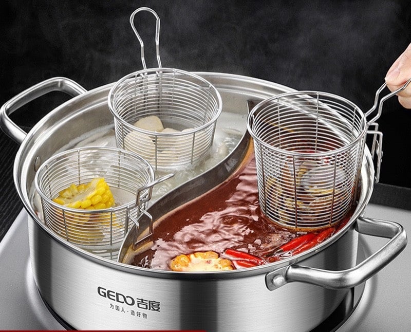 giỏ inox trần bún