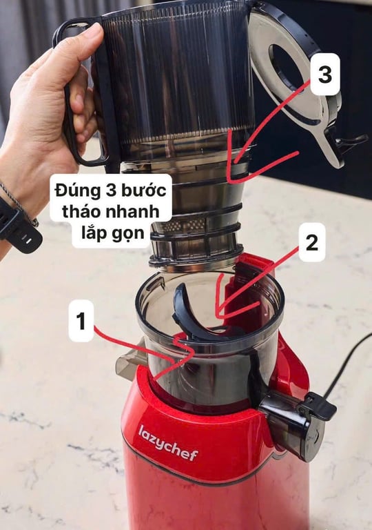 Máy ép cổ to Lazychef LC04ME Premium