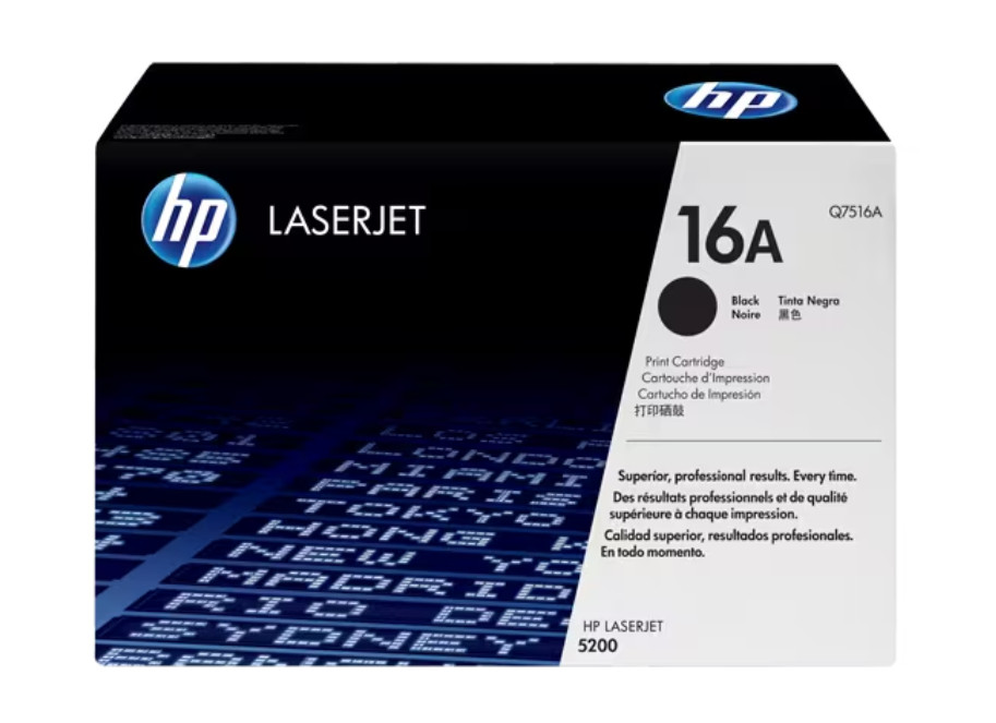 Hộp Mực LaserJet Màu Đen  HP 16A (Q7516A) - Hàng Chính Hãng