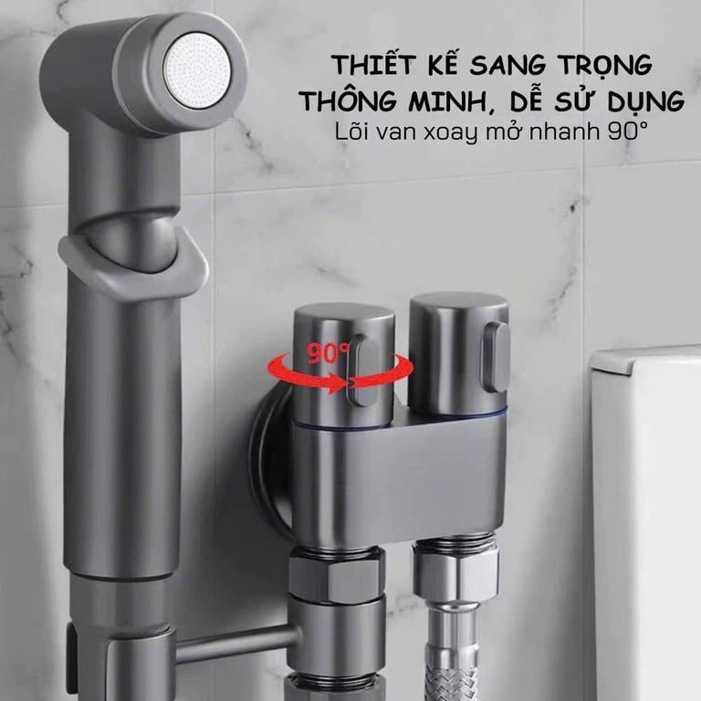 BỘ VÒI XỊT VỆ SINH TĂNG ÁP CAO CẤP KLB25