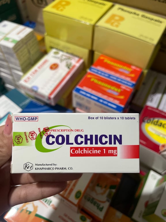 Colchicin 1 Khánh hòa h/100v