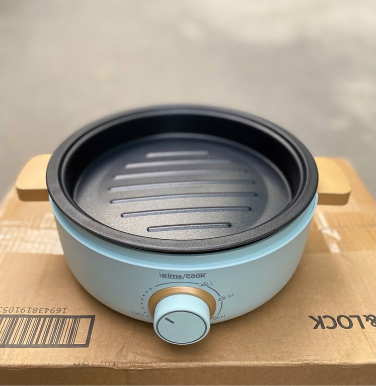 NỒI LẨU NƯỚNG MINI ĐA NĂNG 3 TRONG 1 KIMSCOOK