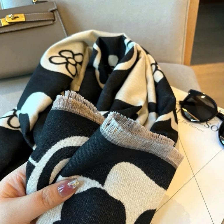 Khen len mềm mịn siu ấm,Khổ to 186 x 65 quàng bao phê