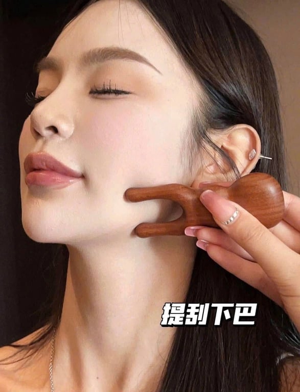 SET 2C MASSGAGE ĐẦU GỖ ĐÀN HƯƠNG