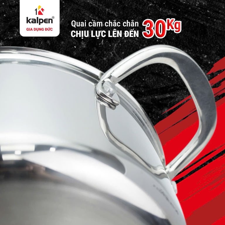 BỘ NỒI INOX 3 LỚP LIỀN KHỐI KALPEN KAMPFER KF1