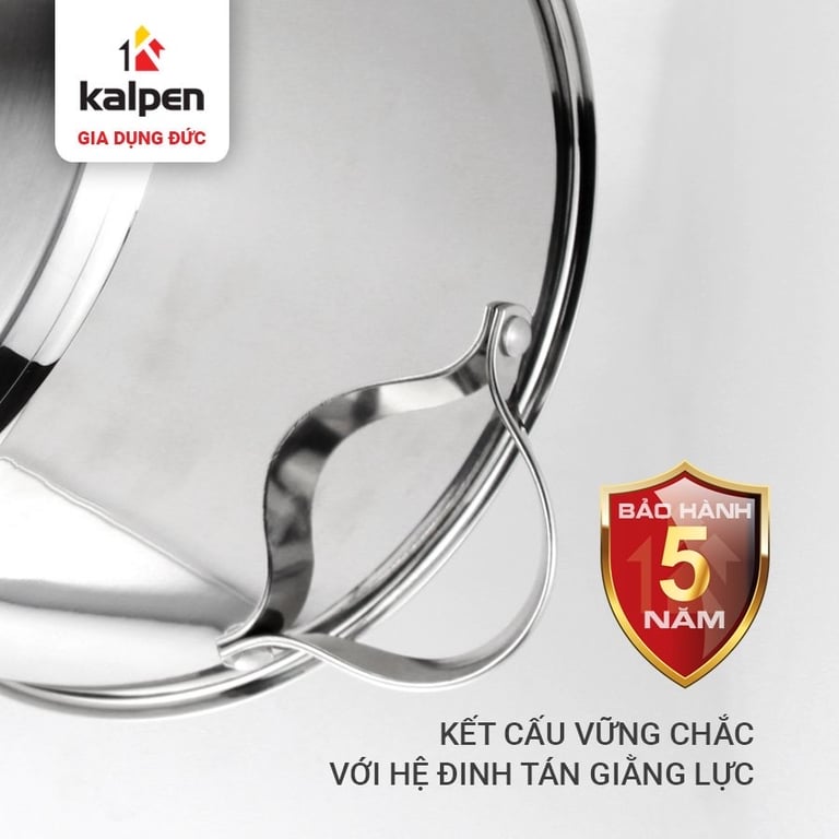 🇩🇪 NỒI LUỘC GÀ INOX 304 CAO CẤP 5 ĐÁY KALPEN LERMAT 28CM 30CM