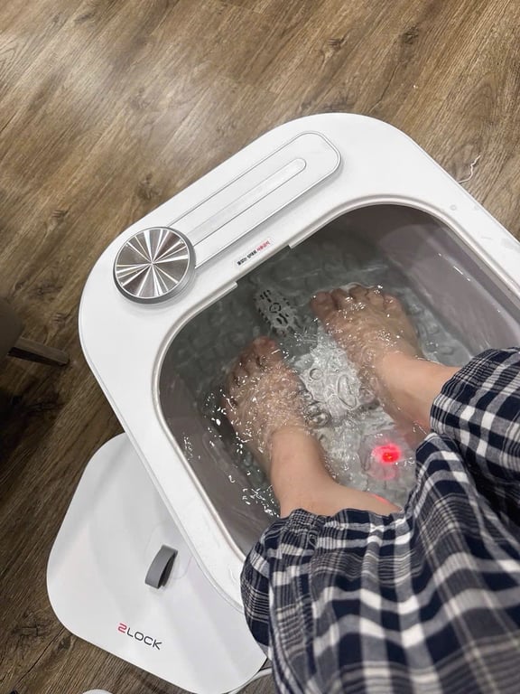 Bồn ngâm chân và massage chân tự động 2lock Korea