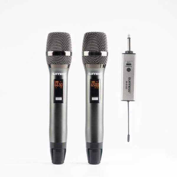 Bộ 2 Micro Không Dây GUINNESS M - 810D