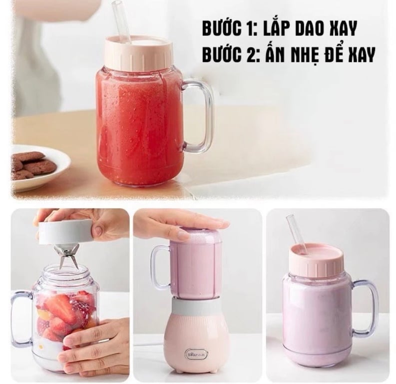 MÁY XAY SINH TỐ BEAR JJ-D04W1