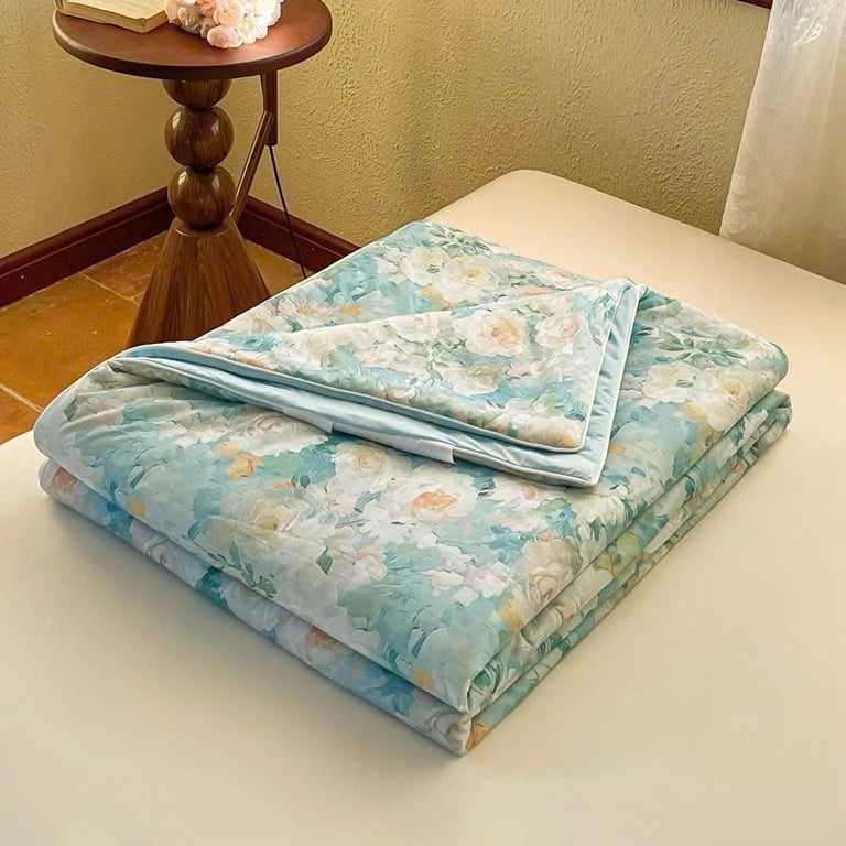Chăn lạnh Nhật Bản mẫu hoa - GHA320 2mx2m3