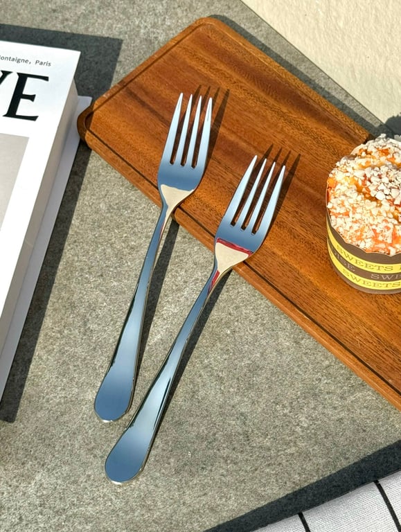 Set 5 dĩa inox cao cấp GS 21cm