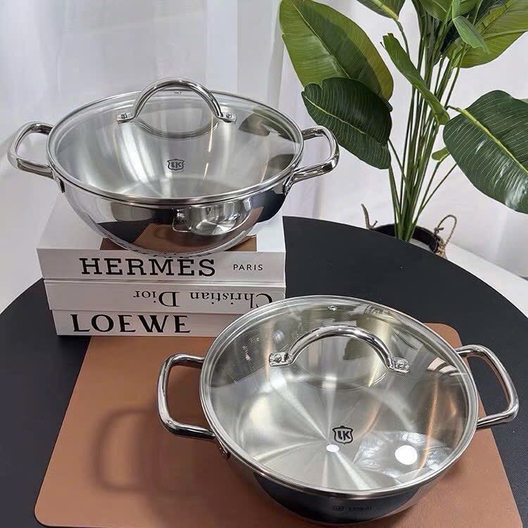 [LK593 - LK594] - Nồi hai quai Lunkai 24cm&26cm