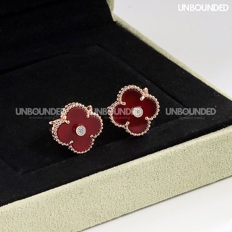 Bông tai Vintage Alhambra | Diamod | 004