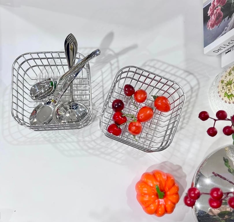 GIỎ ĐỰNG HOA QUẢ TRÁI CÂY 13CM