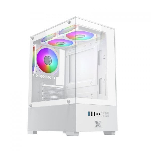 Case Máy Tính Xigmatek Gaming View 3GF Arctic (EN44694) Trắng | ATX | Sẵn 3 Fan