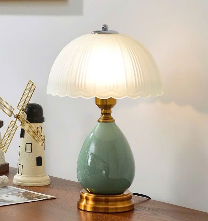 ĐÈN NGỦ ĐỂ BÀN GỐM SỨ SANG TRỌNG