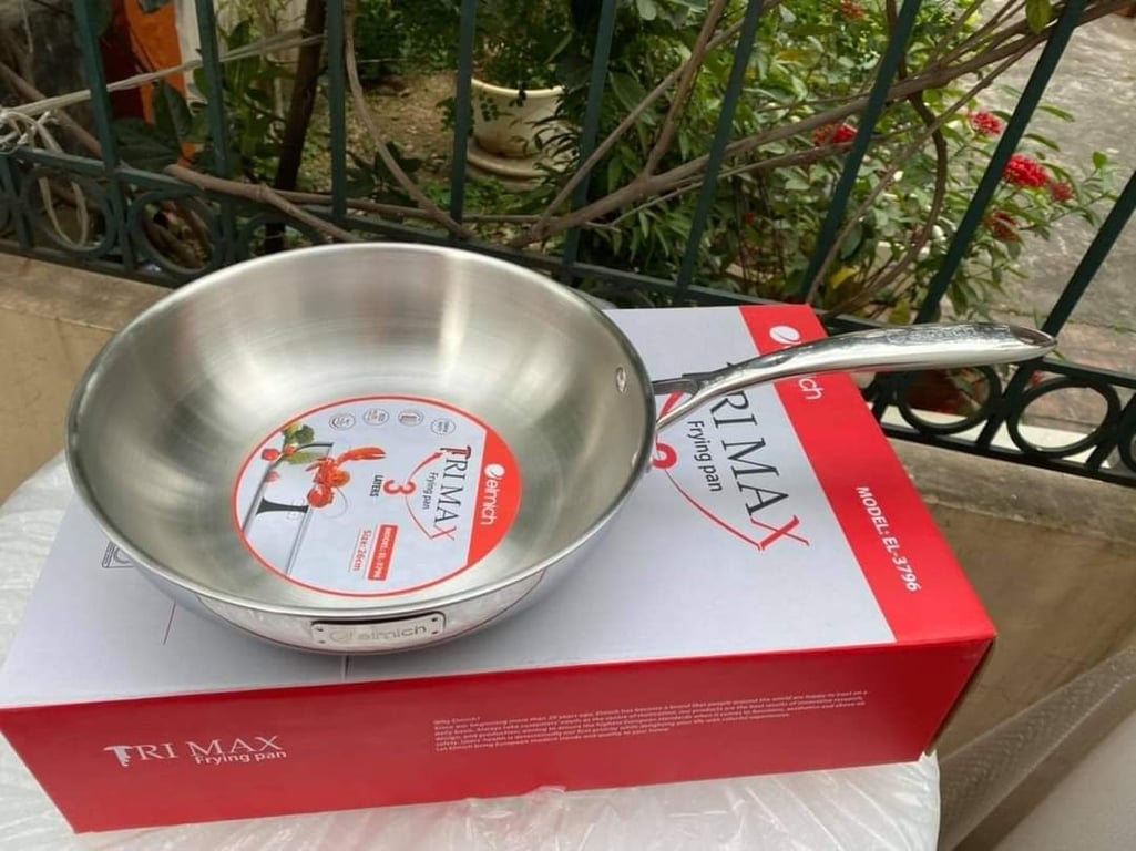 Chiếc chảo Elmich trimax inox đúc liền EL-3738MAX sz 26