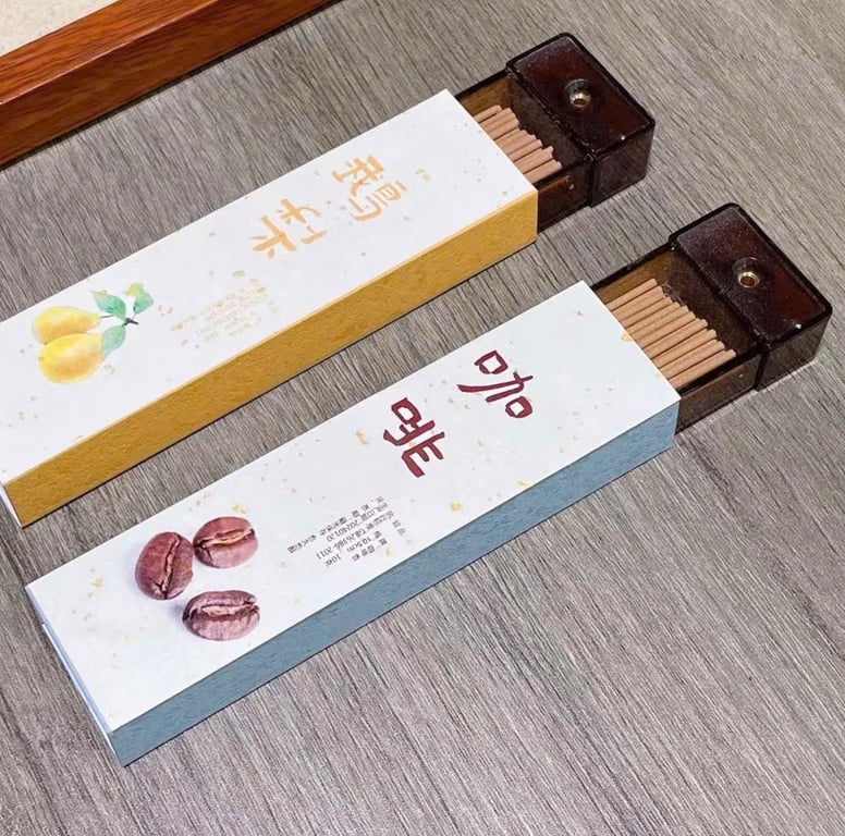 nhang thơm mùi cafe ☕️ Mùi Lê 🍐 thơm mát dịu dàng