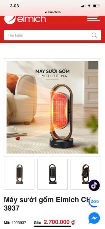 MÁY SƯỞI GỐM ELMICH CHE3937 ❤️