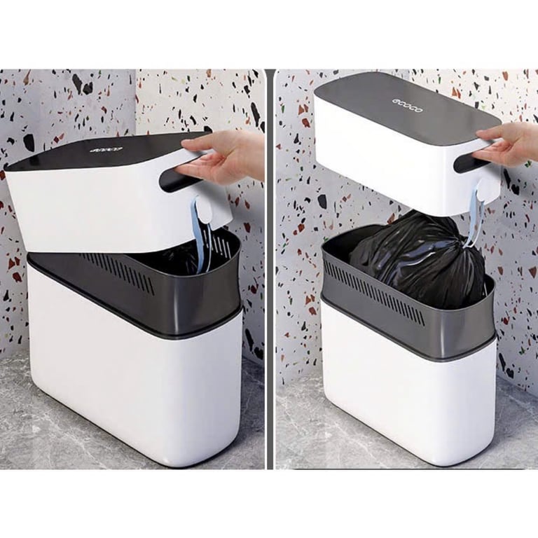 THÙNG RÁC THÔNG MINH NẮP KÍN TỰ ĐỘNG ECOCO 12L E2244