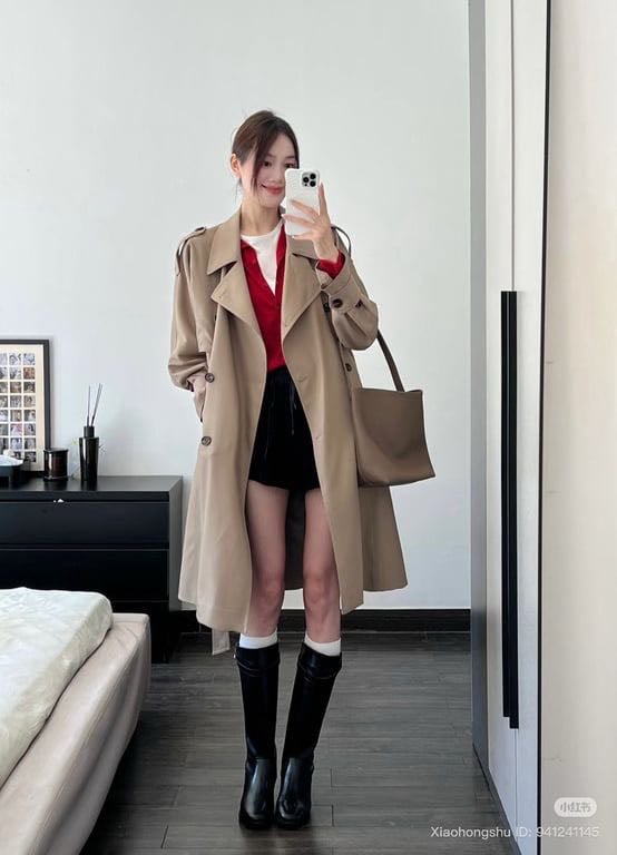 Ak manto nâu nhạt new
