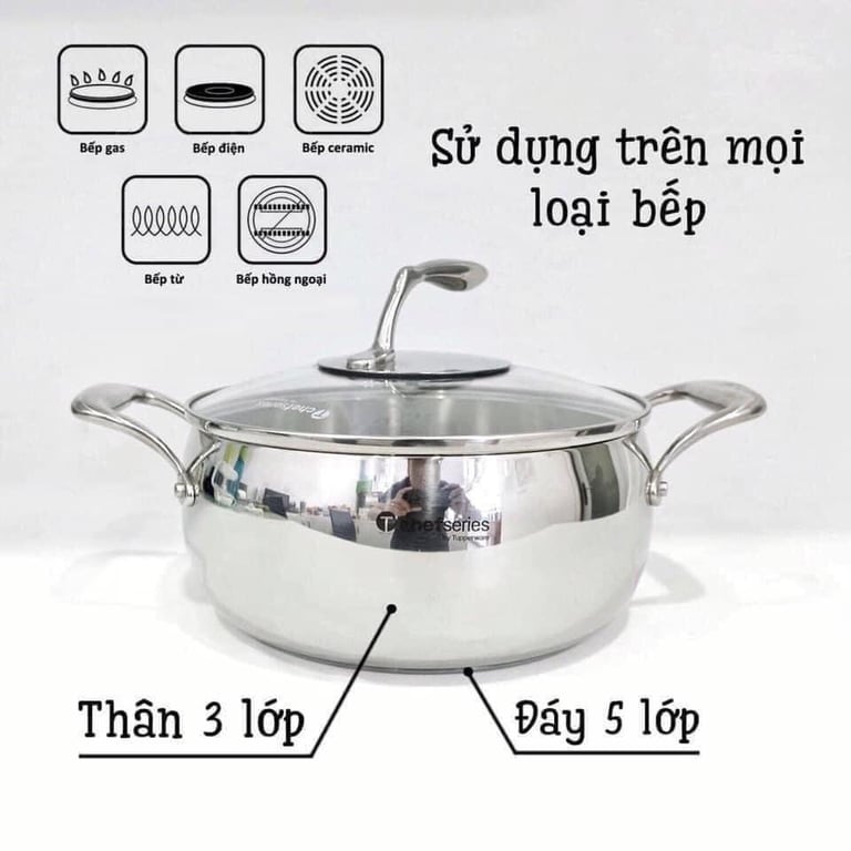 Nồi 3.8L tupper ware