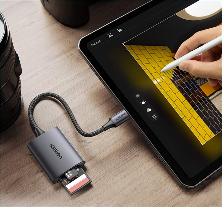 Đầu đọc thẻ TF, SD chân cắm USB- C Ugreen (80888)
