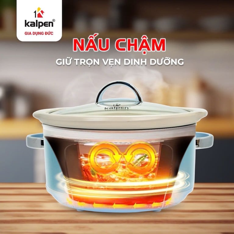 NỒI NẤU CHẬM KALPEN SK1 - DUNG TÍCH 3,5L