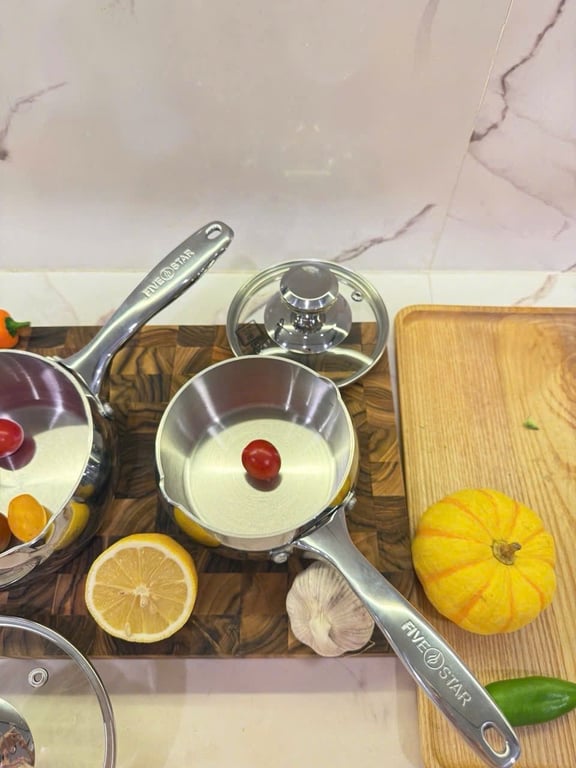 QUÁNH FIVESTAR đúc liền nguyên khối 12CM VÀ 14CM DÁNG QUẢ TÁO